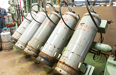 残ガス回収１次外観検査